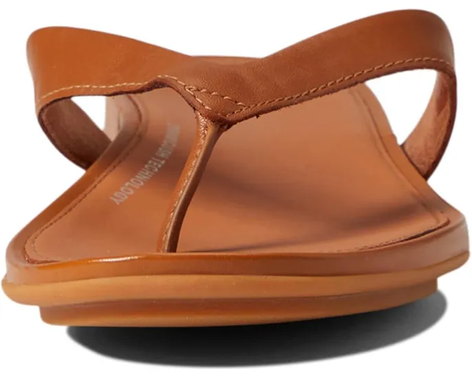 Вьетнамки FitFlop Gracie из кожи с анатомической стелькой