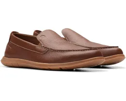 Кроссовки Clarks Flexway Step с замшевым верхом и мокасиновым носком