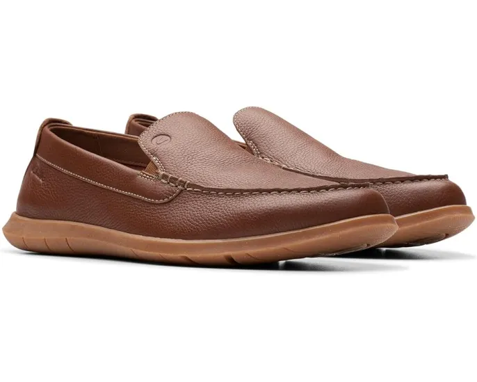 Кроссовки Clarks Flexway Step с замшевым верхом и мокасиновым носком
