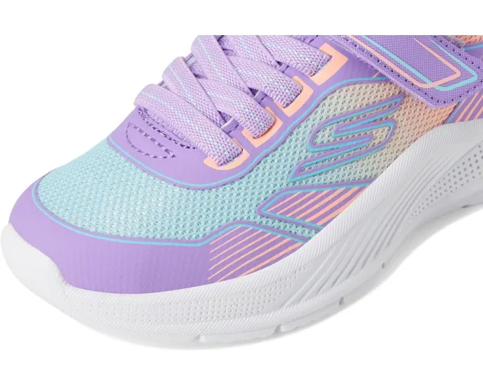 SKECHERS KIDS Microspec Advance Oasis Point детские кроссовки с 3D принтом и застежкой на липучке