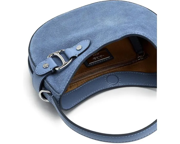 Маленькая сумка-кроссбоди Tasha из замши Lauren Ralph Lauren