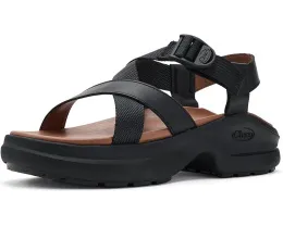 Сандалии Chaco Cushform на кожаной подошве с каблуком