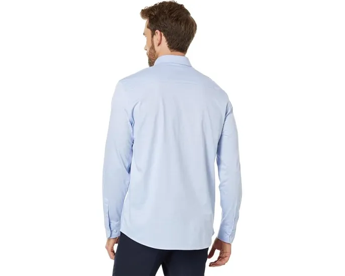 Рубашка XC Flex Stretch из эластичного хлопкового трикотажа от Johnston & Murphy