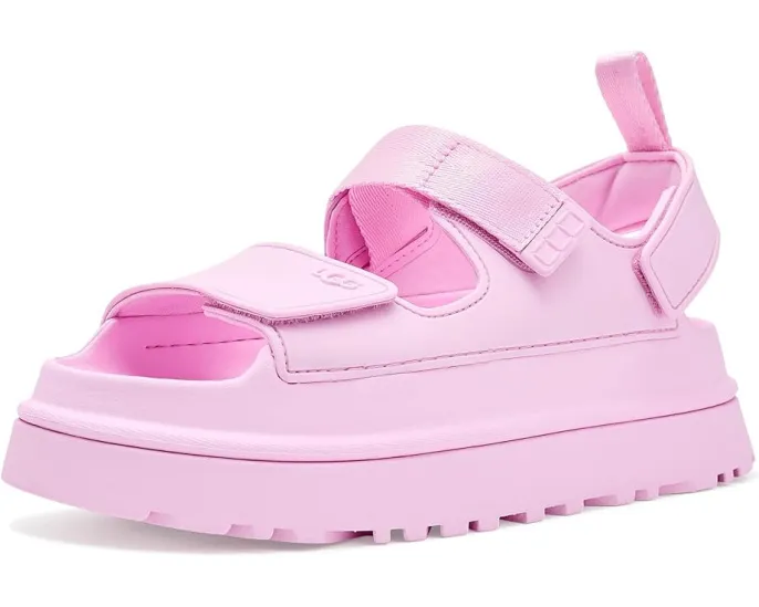 Сандалии UGG Goldenglow с застежкой на липучке и стелькой из сахарного тростника