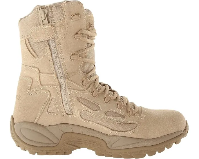 Reebok Work Rapid Response 8 дюймов ботинки Desert Tan с защитой от поражения током