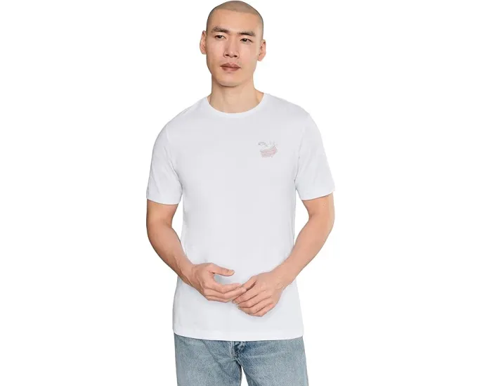 Футболка Founding Member Tee TravisMathew из хлопка с принтом