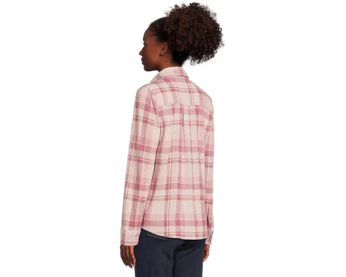 Свитер-рубашка Faherty Legend с невероятно мягкой вязкой и накладными карманами