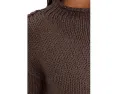Свитер Free People Opal из хлопка с отворотом на горловине и пониженными плечами