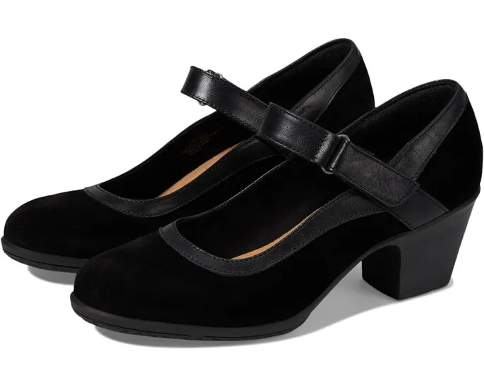 Туфли Barnes в стиле Mary Jane с ремешком на липучке Comfortiva