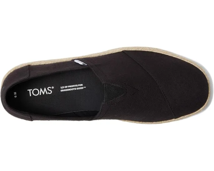 TOMS Alpargata On Rope эспадрильи с текстильным верхом