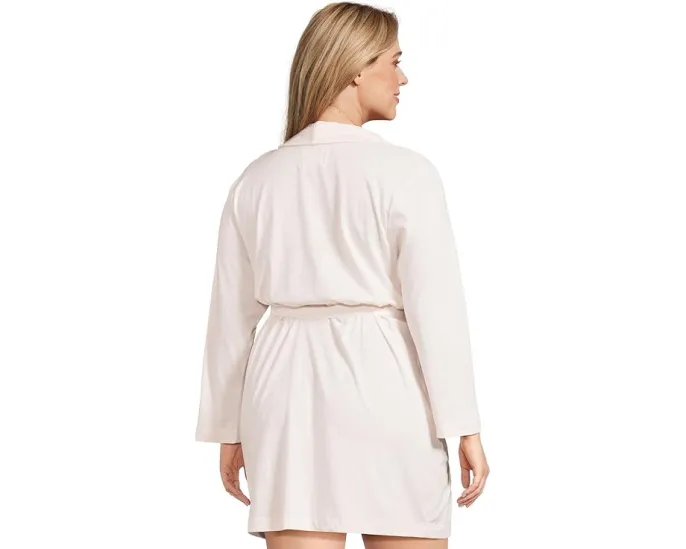 Халат Skin Natural Skin Juliana большого размера из органического хлопка с поясом