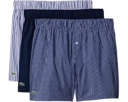 Боксеры Lacoste с принтом 3 штуки