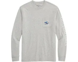 Vineyard Vines футболка с длинным рукавом и принтом лыжного кита