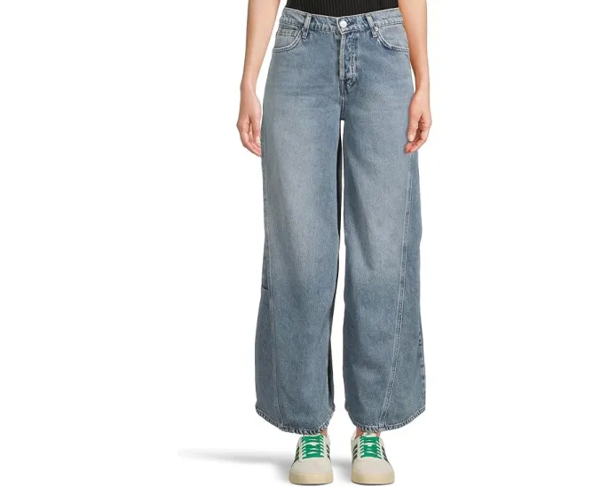 Джинсы Free People Westward Demi с широкими штанинами и классическим кроем