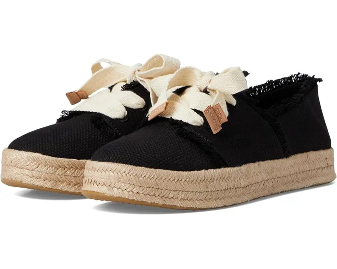 Кроссовки TOMS Carolina Lace-Up на платформе с кружевной шнуровкой