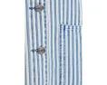 Джинсовая куртка KUT from the Kloth Ellie Stripe в полоску белая