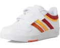 Детские кроссовки Hoops 4.0 от adidas с низким силуэтом и застежками на липучках