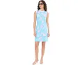 Lilly Pulitzer Платье Evangeline без рукавов бирюзовое
