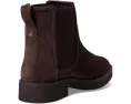 Ботинки Clarks Nella Top из кожи и замши с контурной стелькой