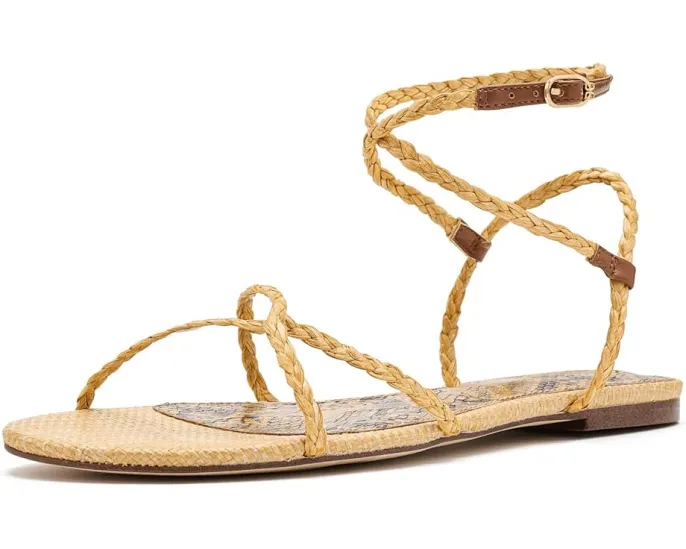 Сандалии Sam Edelman Ellina Braid с плетеными ремешками и круглым носком