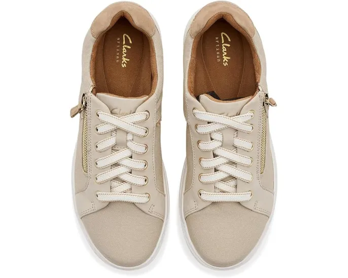 Кроссовки Clarks Nalle Zen из нубука и замши с боковой молнией