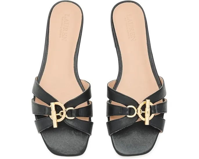 Босоножки Lauren Ralph Lauren Blaike из кожи наппа с многоремешковым верхом