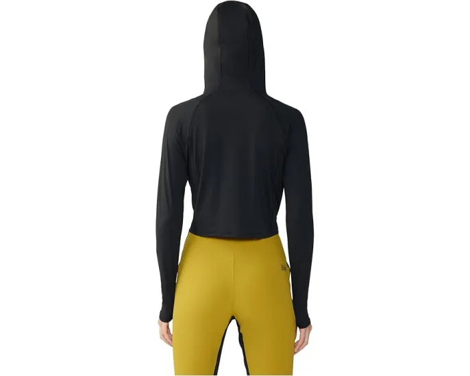 Кроп-худи Mountain Hardwear Crater Lake Crop Zip с защитой UPF 50