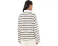 Лонгслив Puma Essentials Elevated No.1 Logo Oversized Striped Rugby Polo поло с полосатым принтом