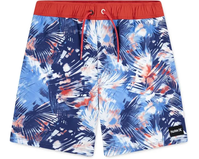 Плавки Hurley Kids Distorted Palm из переработанного полиэстера