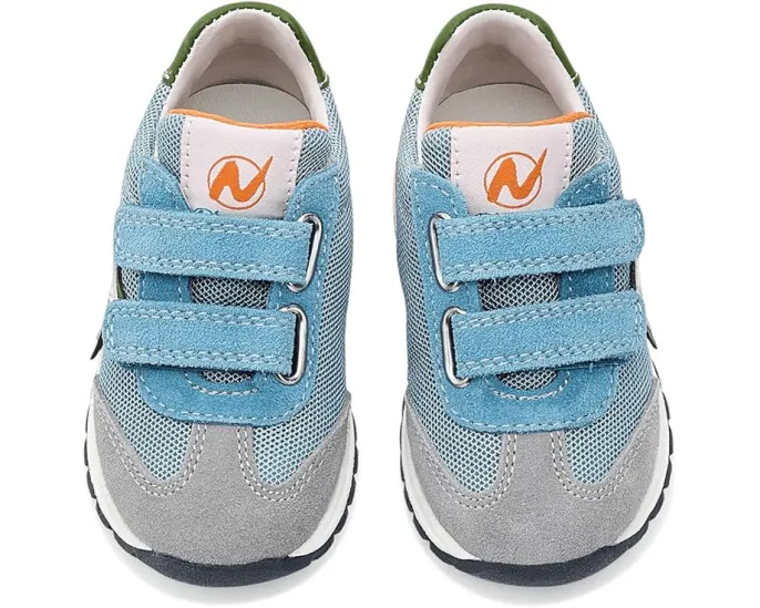 Детские кроссовки Naturino Crumi Vl с логотипом STAR и контрастной пяткой