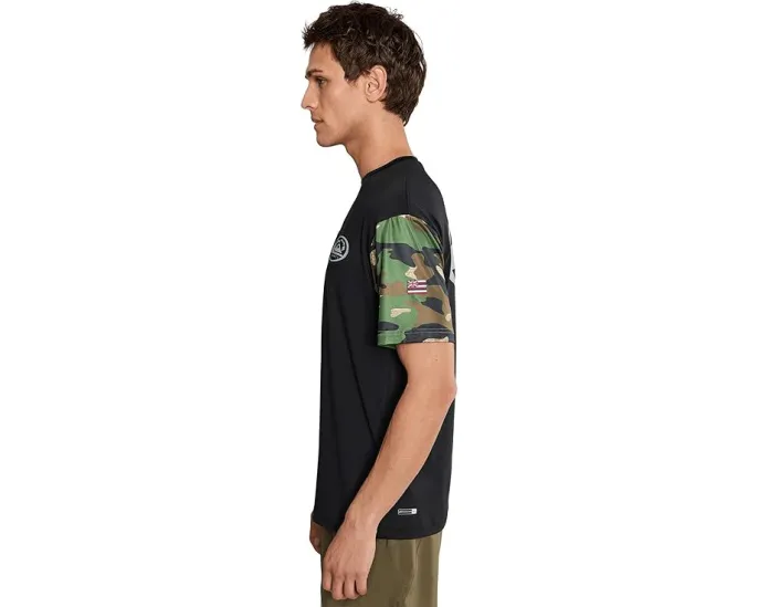 Короткая футболка Quiksilver Hi Everyday Short Sleeve Surf Tee с ярким принтом