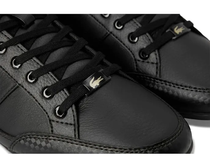 Кроссовки Lacoste Chaymon из кожи с крокодиловым логотипом