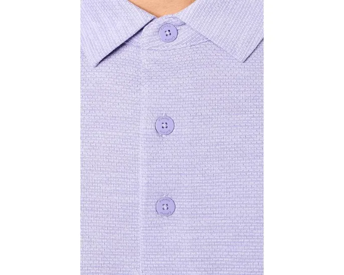 Поло Callaway Heather Jacquard с меланжевой тканью и защитой от солнца