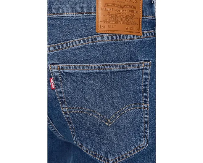 Джинсы Levi's Premium 514 Straight с эластаном для средней посадки