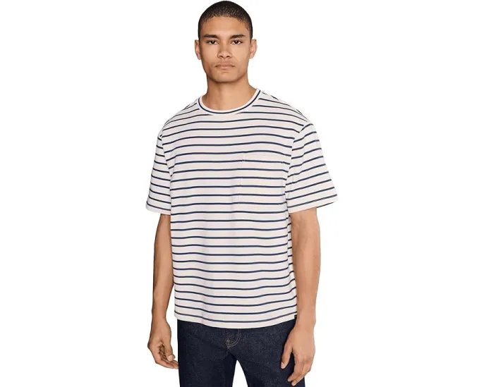 Футболка-свитшот Liverpool Los Angeles с коротким рукавом и полосками