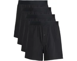 Набор из 4 боксеров Everyday Knit с низкой посадкой и пуговицами PACT