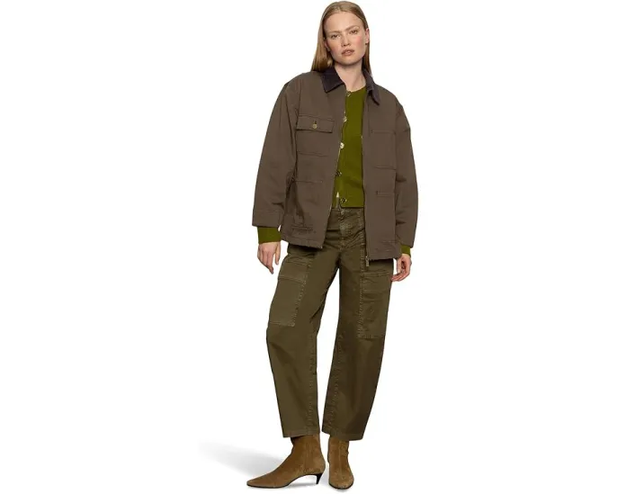 Sanctuary куртка Barn Jacket в стиле ранчо из хлопка с четырьмя карманами