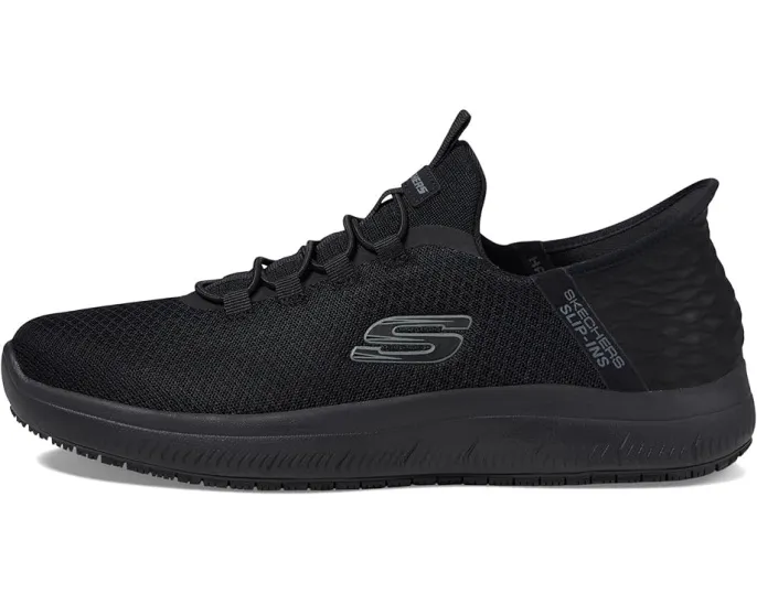 Рабочие туфли Skechers Summits на липучке с технологией Hands Free Slip-ins