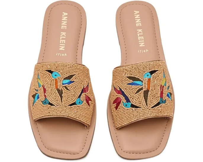 Плоские сандалии Anne Klein Brianne с бусинами