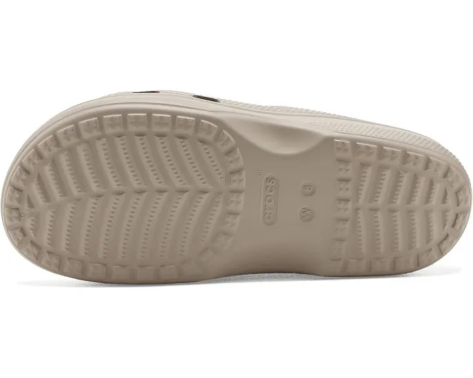 Сланцы Classic Saturday Slides с мягкой стелькой и отверстиями для джиббитц Crocs