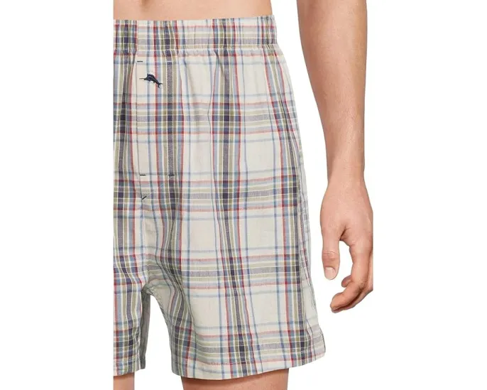 Боксеры Tommy Bahama Woven Boxer из хлопка с вышивкой Sailfish