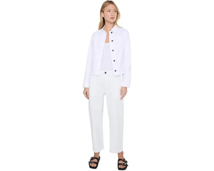 Джинсы KUT from the Kloth Ashton Wide Leg Barrel в оттенке Optic White
