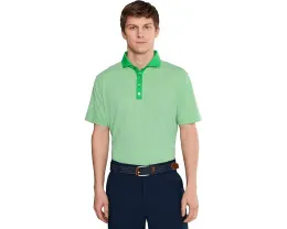 Поло Oscar Polo с контрастным воротником и планкой на четверть пуговицы Black Clover