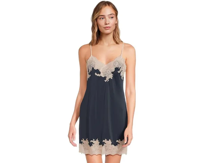 Natori Шемиз Enchant 34 дюйма (86.36 см) с кружевной отделкой и регулируемыми бретелями