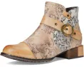 Ботильоны L'Artiste by Spring Step Sipperb с цветочным тиснением и искусственным мехом внутри