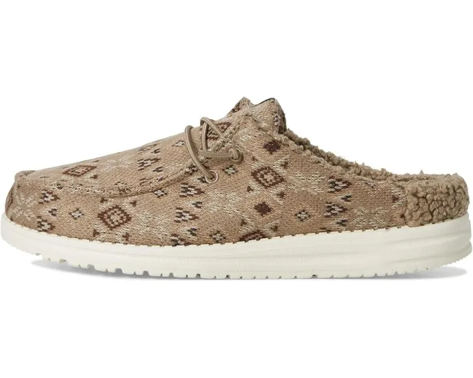 Hey Dude Wally Slip Sweater слипоны с флисовой подкладкой для холодной погоды