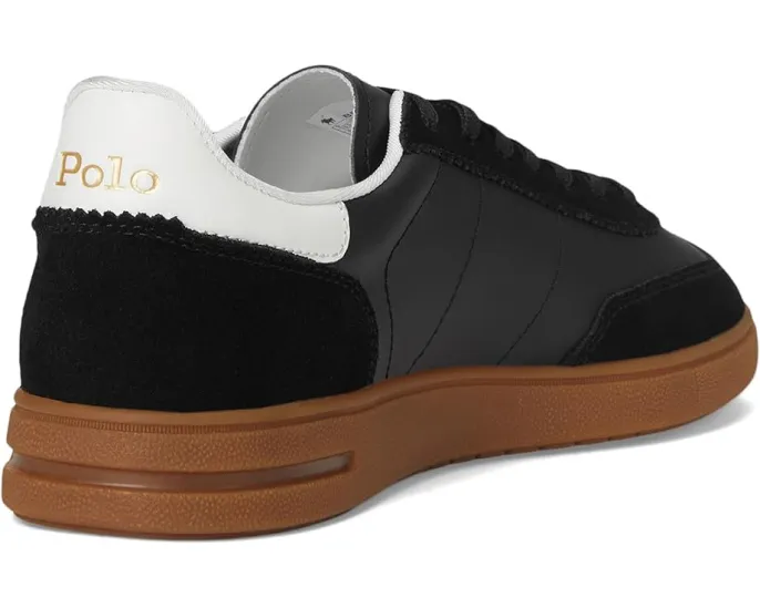 Polo Ralph Lauren Bedford кроссовки из кожи и замши с дышащей подкладкой