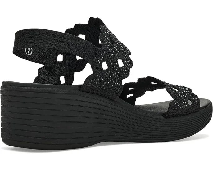 Сандалии SKECHERS Parallel Lite Sassy Dayz 2.0 с ремешком, украшенным стразами, и стелькой Luxe Foam