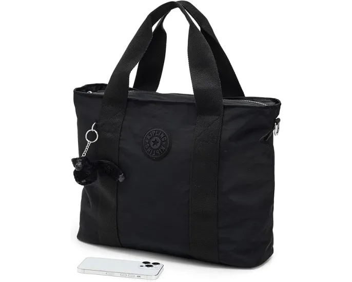 Kipling Minta Large сумка через плечо с регулируемым ремнем и обезьянкой