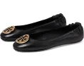 Балетки Tory Burch Minnie Travel с металлическим логотипом из мягкой кожи наппа